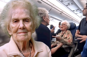 poor-old-lady-is-rejected-sitting-in-business-class-until-little-boy’s-photo-falls-off-her-purse