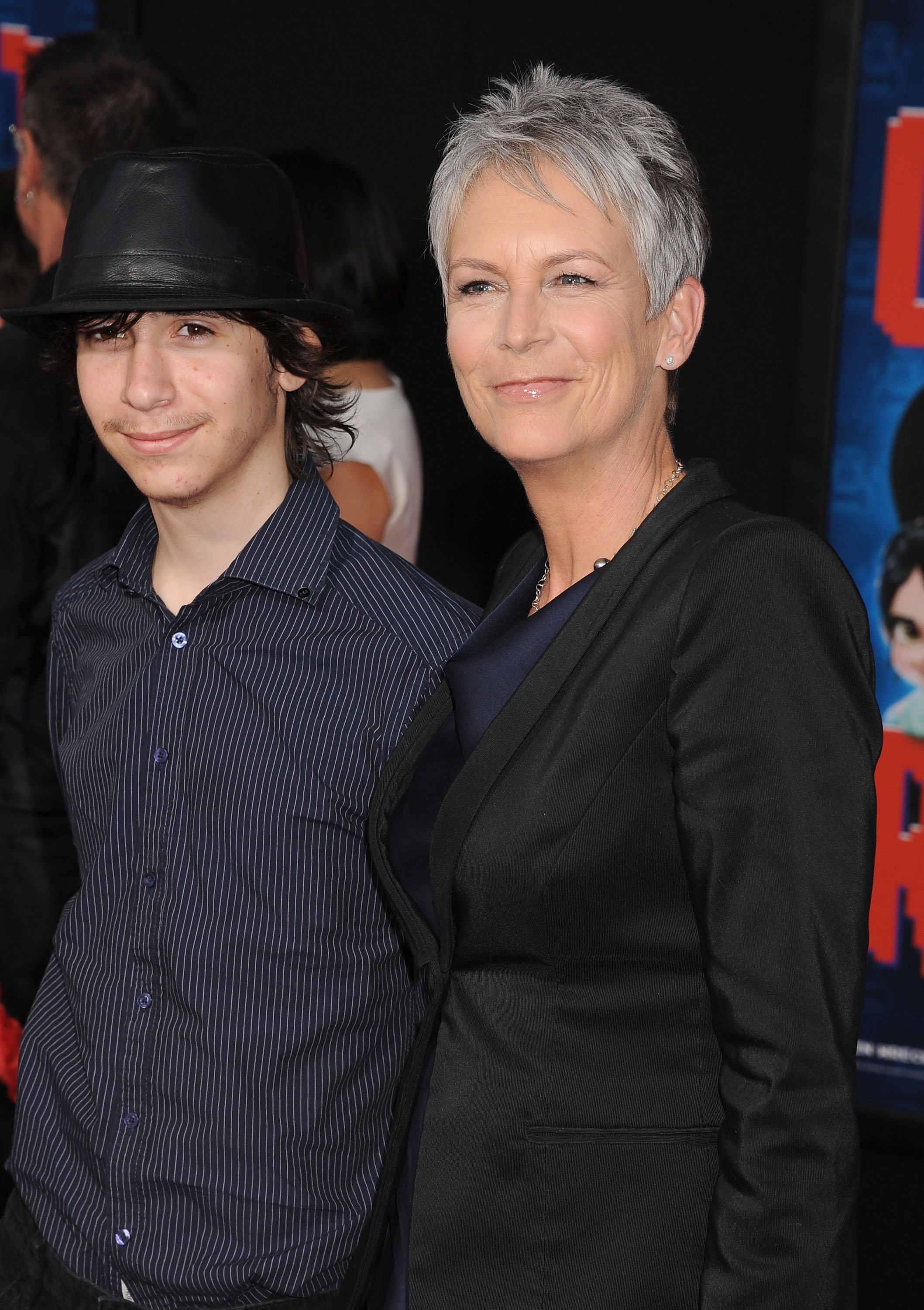 Thomas Guest and Jamie Lee Curtis at the Los Angeles premiere of 